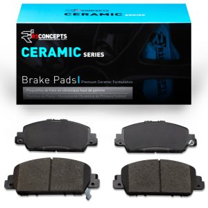 Honda Accord Coupe Ceramic Brake Pads - Front - R1 Concepts - R1 Ceramic - `13-`25